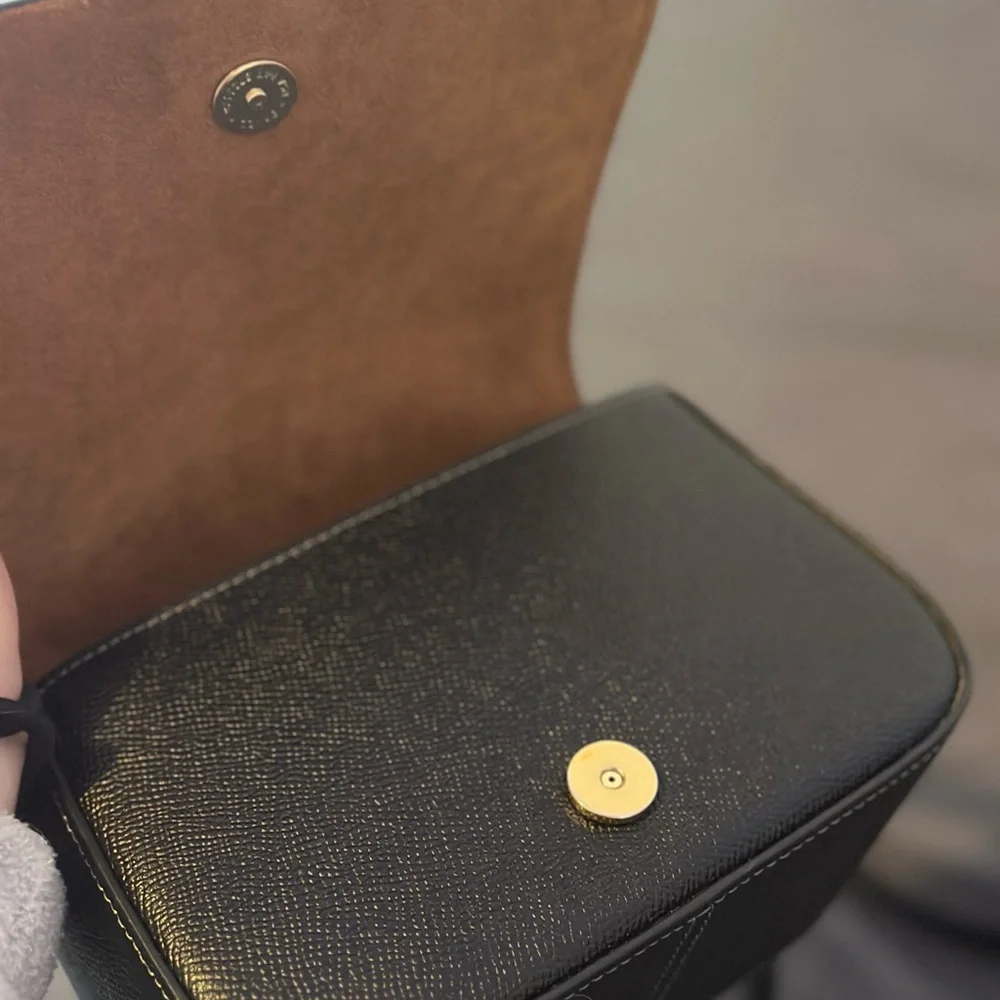 Coach Black Leather Crossbody Bag - Picture 3 of 8